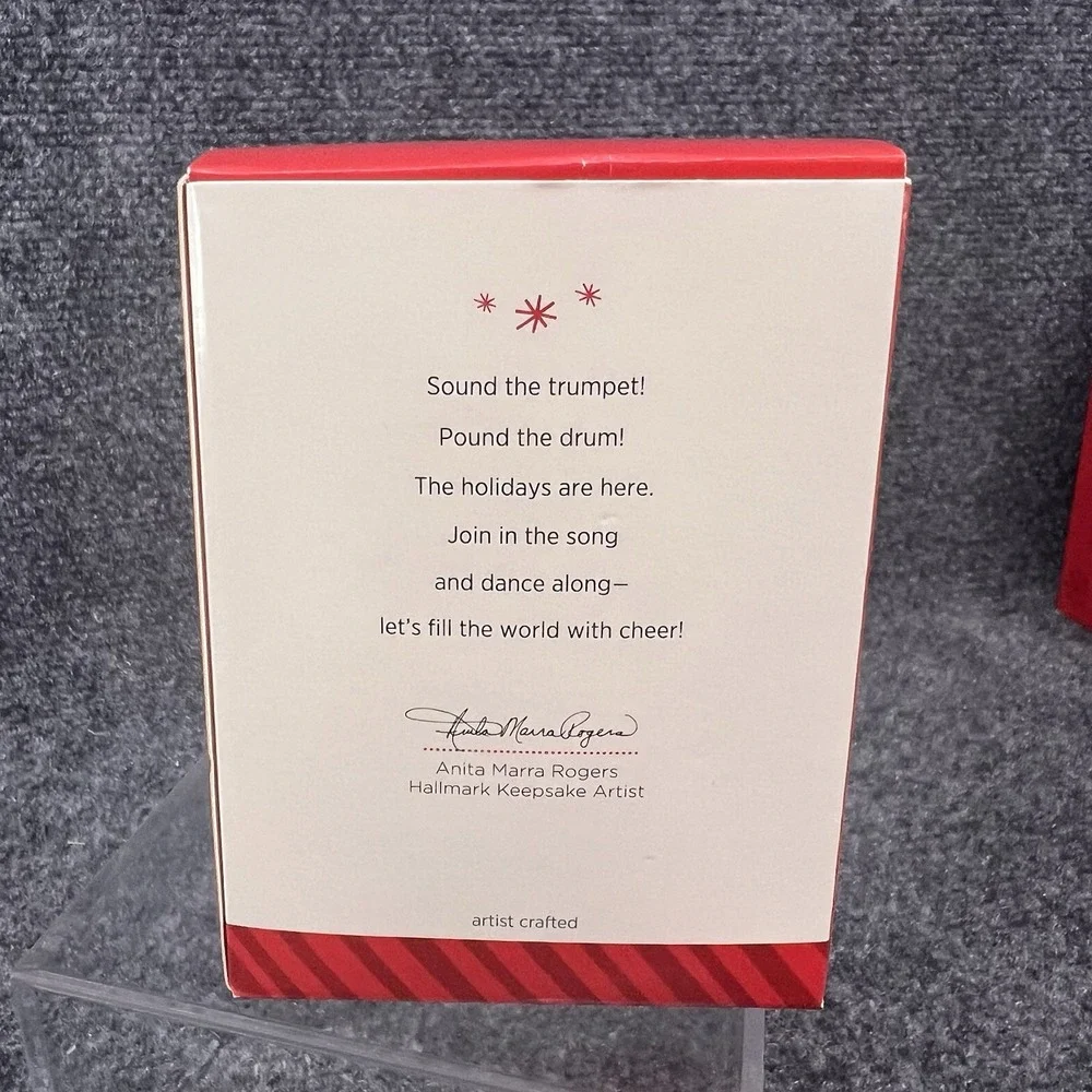 2014 Hallmark Sound The Trumpet Limited Edition Miniature Ornament LPR3353 New